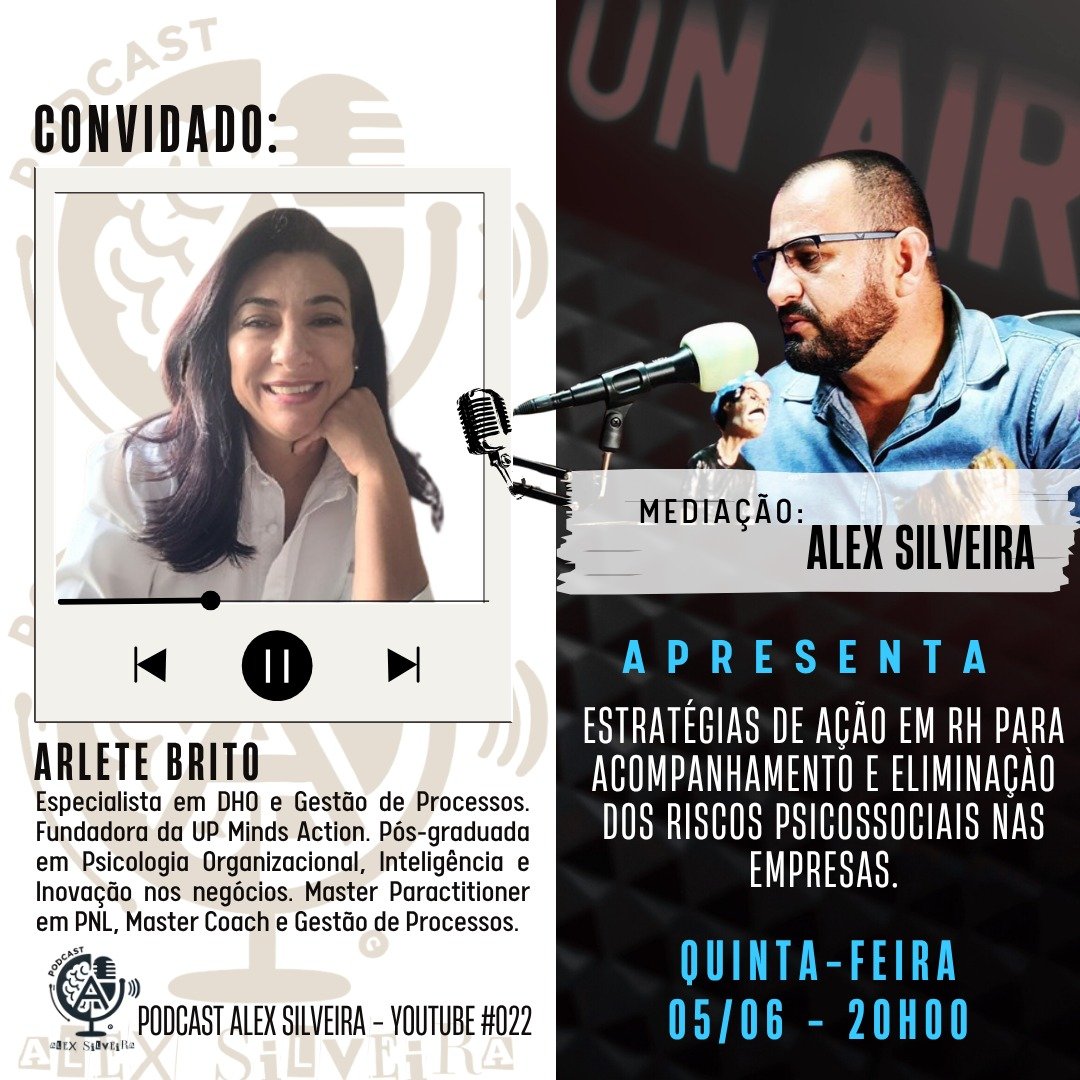 O Impacto da NR1 e da Avaliação Psicossocial com Arlete Brito | Podcast Alex Silveira #022
