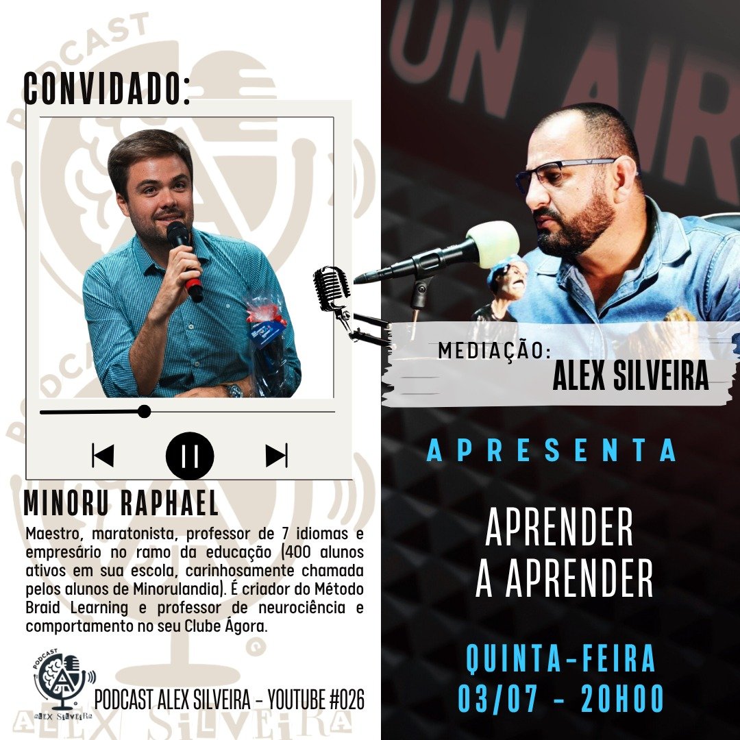 Aprender a Aprender com Minoru Raphael | Podcast Alex Silveira #026

