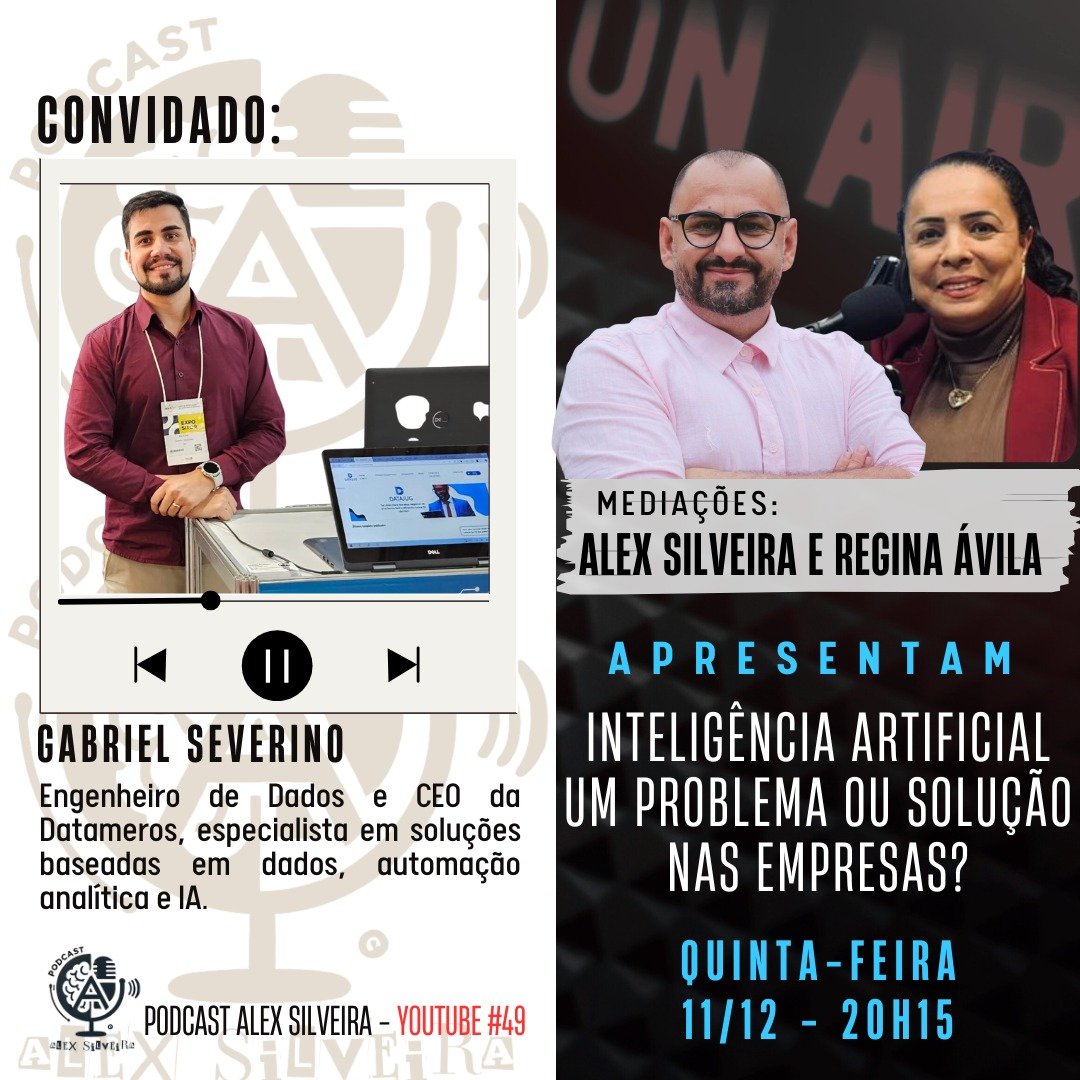 Inteligência Artificial um problema ou solução nas empresas? | Podcast Alex Silveira #049